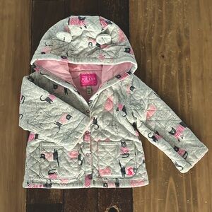 🐈‍⬛ Joules Quilted Toddler Hoodie Jacket